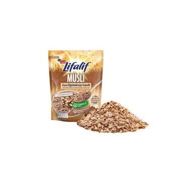 Eti 250 gr Lifalif İnce Öğütülmüş Yulaflı Fındıklı Kakao Çekirdekli Kakaolu Müsli (12 adet)