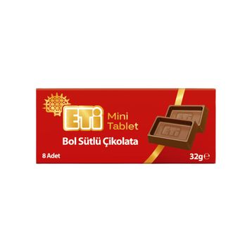Eti 32 gr Bol Sütlü Mini Tablet Çikolata
