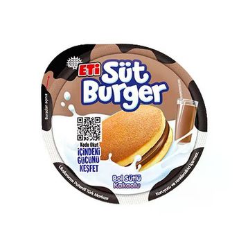 Eti 35 gr Süt Burger Sütlü Kakaolu Krema Dolgulu Ballı Kek