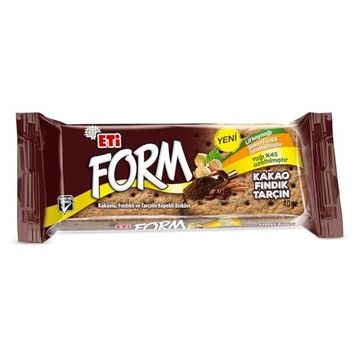 Eti 40 gr Form Kakaolu Fındıklı Kepekli Bisküvi