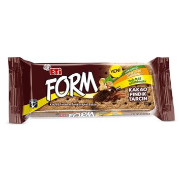 Eti 40 gr Form Kakaolu Fındıklı Kepekli Bisküvi