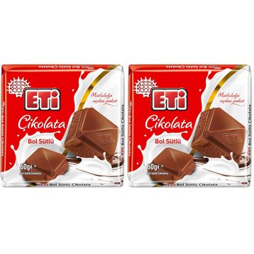 Eti 60 gr Bol Sütlü Çikolata