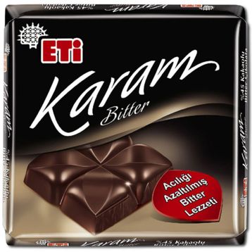 Eti 60 gr Karam %45 Kakaolu Bitter Çikolata