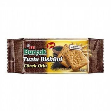 Eti 91 gr Burçak Çörek Otlu Tuzlu Bisküvi
