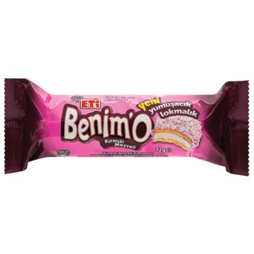 Eti Benimo Kırmızı Meyveli 72 gr Lokmalık (18 adet)
