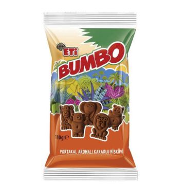 Eti Bumbo 110 gr Portakallı Kakaolu Bisküvi