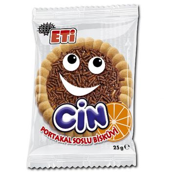 Eti Cin Tekli Portakallı 25 gr Bisküvi
