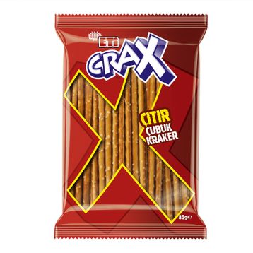 Eti Crax 85 gr Sade Çubuk Kraker (12 adet)