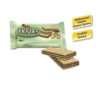 Eti Hoşbeş 40 gr Fındık Aromalı Gofret