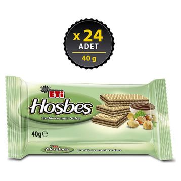 Eti Hoşbeş 40 gr Fındık Aromalı Gofret