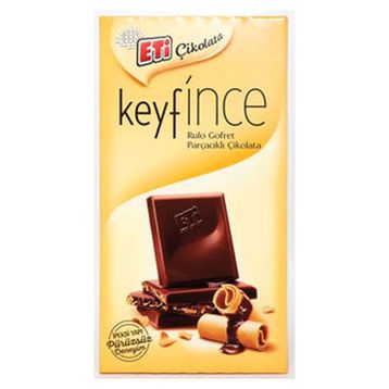 Eti Keyfince 70 gram Rulo Gofret Parçalı Çikolata
