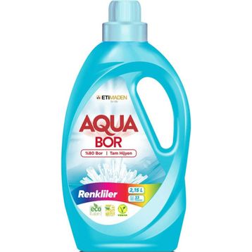 Eti Maden 2,15 lt 33 Yıkama Aquabor Renkliler Sıvı Çamaşır Deterjanı