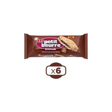 Eti Petit Beurre 270 gr Kakao Fındık Kremalı Bisküvi