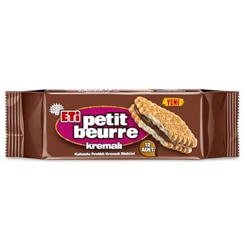 Eti Petit Beurre 270 gr Kakao Fındık Kremalı Bisküvi