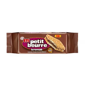 Eti Petit Beurre 270 gr Kakao Fındık Kremalı Bisküvi