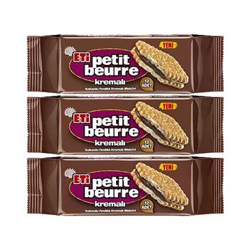 Eti Petit Beurre 270 gr Kakao Fındık Kremalı Bisküvi