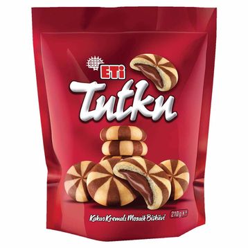 Eti Tutku 210 gr Çikolata Dolgulu Bisküvi (18 adet)