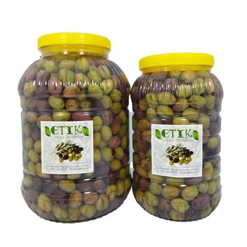 Etik Yerli Ürünler 5 kg + 3 kg Manzalina Cinsi Kırma Tatlanmış Zeytin