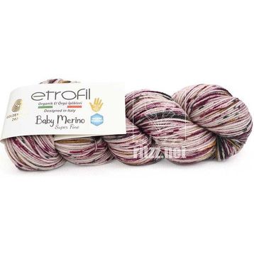 Etrofil EL004 Baby Merino Ebruli Yün İp