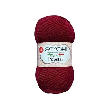 Etrofil Popstar 73143 Bordo Örgü İpi