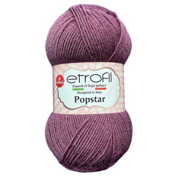 Etrofil Popstar 76000 Açık Mor Örgü İpi