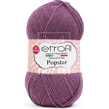 Etrofil Popstar 76000 Açık Mor Örgü İpi