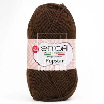 Etrofil Popstar 77013 Kahve Örgü İpi