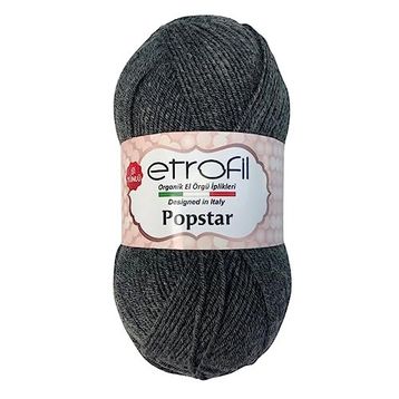 Etrofil Popstar 79027 Gri Örgü İpi