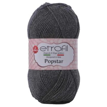 Etrofil Popstar 79027 Gri Örgü İpi