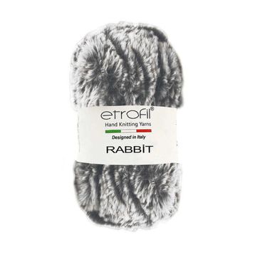 Etrofil Rabbit 70719 Kahve Beyaz Örgü İpi