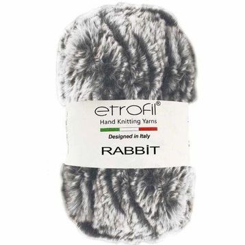 Etrofil Rabbit 70719 Kahve Beyaz Örgü İpi