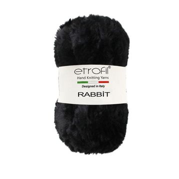 Etrofil Rabbit 70906 Siyah Örgü İpi