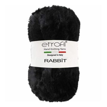 Etrofil Rabbit 70906 Siyah Örgü İpi