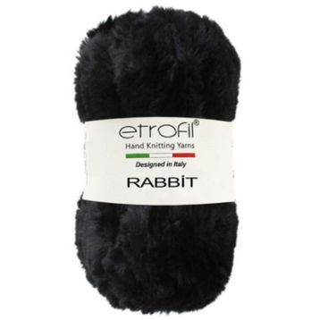 Etrofil Rabbit 70906 Siyah Örgü İpi