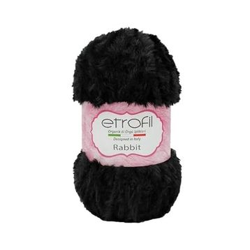 Etrofil Rabbit 70906 Siyah Örgü İpi