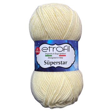 Etrofil Süperstar 70299 Krem Örgü İpi