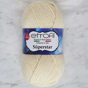 Etrofil Süperstar 70299 Krem Örgü İpi