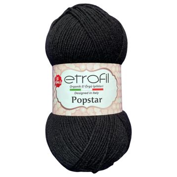 Etrofil Süperstar 70978 Siyah Örgü İpi