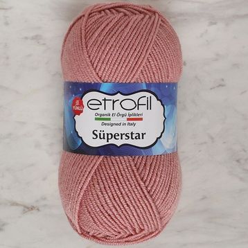 Etrofil Süperstar 73142 Gül Kurusu Örgü İpi