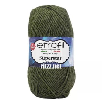 Etrofil Süperstar 74065 Haki Örgü İpi