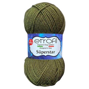 Etrofil Süperstar 74065 Haki Örgü İpi