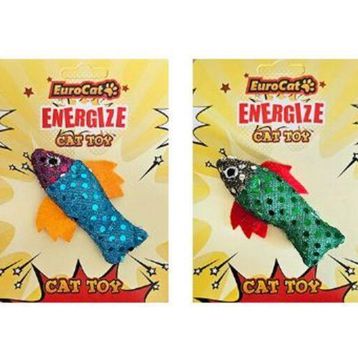 Euro Cat Renkli Balık Pullu Kedi Oyuncağı