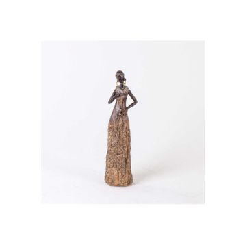 Euro Flora Afrikalı Kadın 9x8x37 Cm Biblo