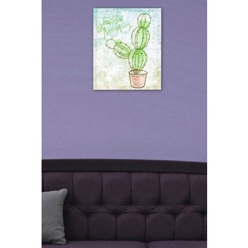 Euro Flora Dekoratif 3D Kaktüs 40x50 cm Metalli Tablo