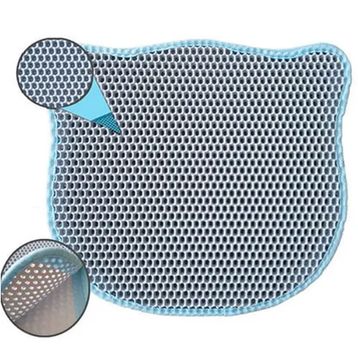 Eurocat Mavi 58x67 cm Kum Toplayan Elekli Kedi Kum Paspas
