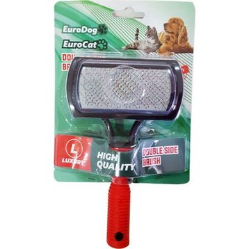 EuroDog&Cat 16,5 cm Çift Taraflı Kedi Ve Köpek Fırçası