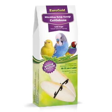 Eurogold Mürekkep Balığı Kemikli 10-12 cm 2'li Doğal Gaga Taşı