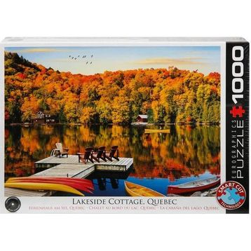 Eurographics Lakeside Cottage Quebec 1000 Parça Puzzle