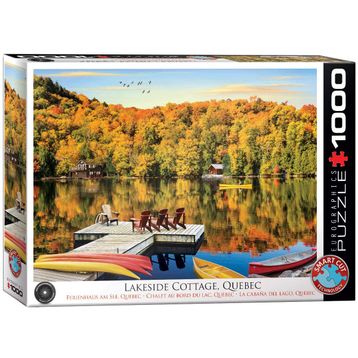 Eurographics Lakeside Cottage Quebec 1000 Parça Puzzle