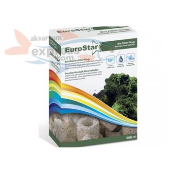 Eurostar Beyaz 500 ml Bio Filter Ring Filtre Malzemesi